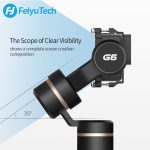 جيمبل مانع اهتزاز لكاميرات جوبرو FeiyuTech Feiyu G6 بثلاث محاور لكاميرات الاكشن Gopro Hero 8 7 6 5 Sony RX0 Xiao Yi 4k - الصورة 4