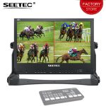 شاشة مونيتور SEETEC ATEM156 بحجم 15.6 للبث المباشر مع سويتشر ATEM Mini مع مداخل ومخارج 4 HDMI