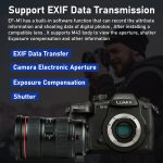 أدابتر محول عدسات Viltrox EF-M1 M43 مع أوتوفوكس لعدسات كانون Canon EF EF-S على كاميرات M4/3 Mount باناسونيك GH5 GH4 GX85 Olympus E-M5 II E-M10 III - Image 5