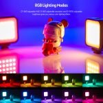 ضوء ليد جودوكس Godox LITEMONS LED6R RGB LED للفيديو مع إمكانية الشحن 3200K-6500K بضوء متغير - Image 2