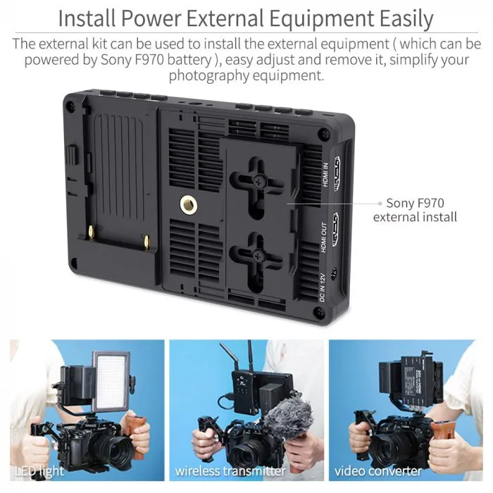 شاشة مونيتور FEELWORLD F5 Pro V4 قياس 6 انش تعمل باللمس لكاميرات DSLR - Image 4