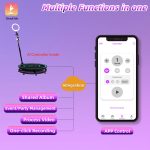 فوتوبوث 360 Photo Booth Photobooth زجاجي قياس 80سم يتسع ل3 أشخاص للتصوير في الحفلات و المناسبات والأفراح مع تحكم وإضاءة - Image 3