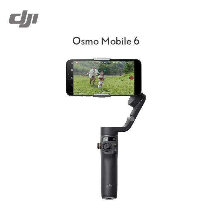 جيمبل مانع اهتزاز DJI Osmo Mobile 6 مع عصا سيلفي قابلة للتمدد لهواتف ايفون و اندرويد - Image 1