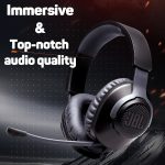 سماعات JBL QUANTUM100 احترافية للبودكاست والألعاب والتسجيلات الصوتية - الصورة 5