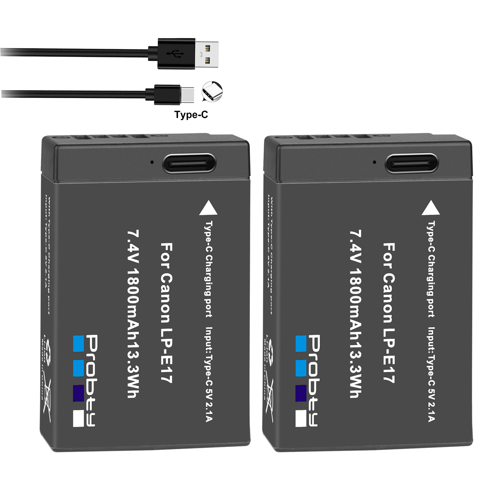 2 Pcs Battery