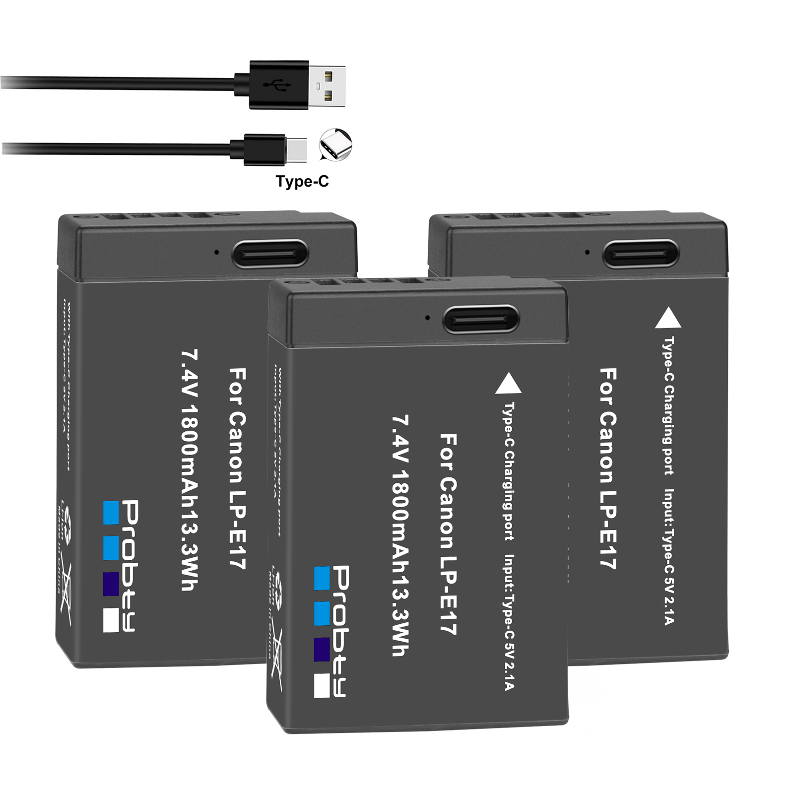 3 Pcs Battery