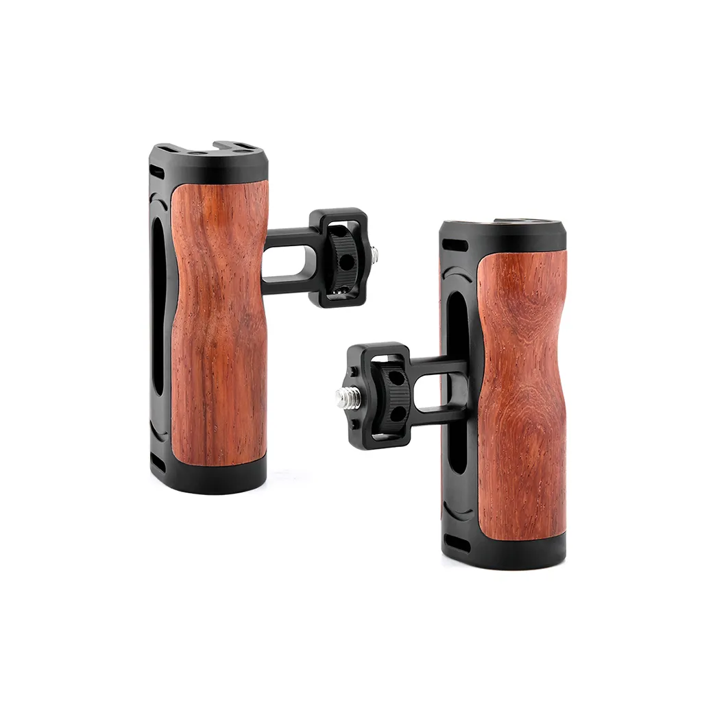 ⁦حامل ترايبود مع كيج للهواتف الذكية مع قبضة للحمل باليد مع مصباح LED على الجوانب⁩ - الصورة ⁦4⁩