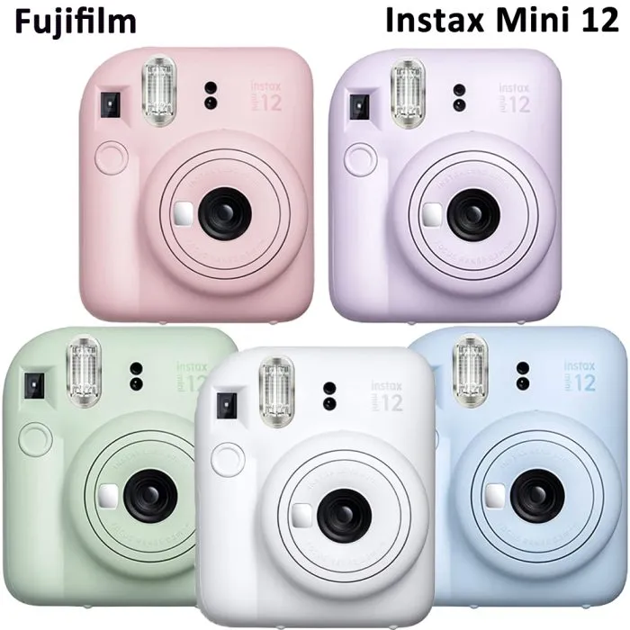 ⁦كاميرا Fujifilm Instax Mini 12 2023 الفورية الجديدة متعددة الألوان⁩ - الصورة ⁦1⁩