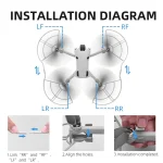 ⁦BRDRC حماية مراوح الدرون DJI Mini 4 Pro⁩ - الصورة ⁦6⁩