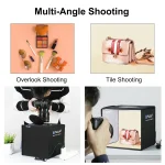 ⁦لايت بوكس 40 سم PULUZ قابل للحمل 30 واط مع 12 خلفية ملونة ملحقة⁩ - الصورة ⁦2⁩
