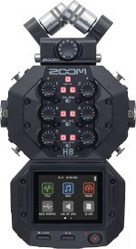 ⁦مسجل Zoom H8 متعدد القنوات مع واجهة USB للصوت - تسجيل 12 مسارًا في نفس الوقت لتسجيل الصوت في المواقع الخارجية والموسيقى والبودكاست⁩ - الصورة ⁦12⁩