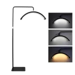 ⁦مصباح LED عصري HD-M8X من Xria بقوة 50 واط على شكل نصف قمر قابل للتعتيم 3000K-6000K للإضاءة الأرضية في صالونات التجميل التاتو الرموش والمكياج⁩ - الصورة ⁦2⁩