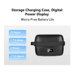 ⁦ميكروفون لاسلكي LUUCCO AirWave K1 بمنفذ USB-C للهواتف المحمولة ميكروفون لافالير للفلوغات والمقابلات والبث المباشر⁩ - الصورة ⁦7⁩
