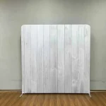 ⁦خلفية قماشية مشدودة Xria بحجم 3×3 أمتار (9.84 قدم) بطباعة من جهة واحدة مع جهة بيضاء، خلفية مستقيمة من قماش مشدود مناسبة للفوتوبوث، حفلات أعياد الميلاد، وحفلات الزفاف.⁩ - الصورة ⁦14⁩