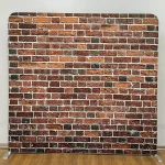 ⁦خلفية قماشية مشدودة Xria بحجم 3×3 أمتار (9.84 قدم) بطباعة من جهة واحدة مع جهة بيضاء، خلفية مستقيمة من قماش مشدود مناسبة للفوتوبوث، حفلات أعياد الميلاد، وحفلات الزفاف.⁩ - الصورة ⁦9⁩