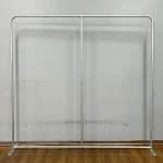 Xria حامل خلفية مربع من الألمنيوم 3×3 متر (9.84 قدم) خلفية قماشية مشدودة مستقيمة على الجهتين للفوتوبوث وتزيين خلفيات حفلات أعياد الميلاد والزفاف - Image 14