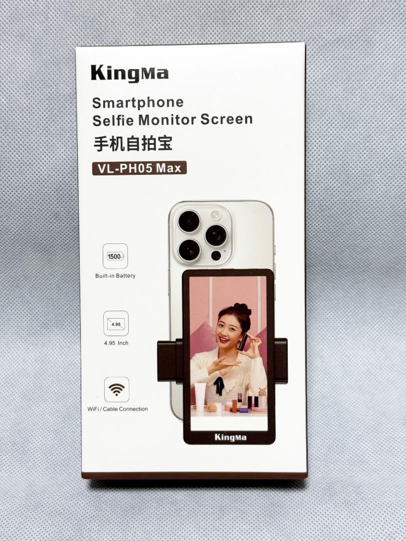 Kingma VL PH05 Max – شاشة سيلفي للفلوقات باستخدام الهاتف الذكي، مع مرآة لمراقبة الكاميرا الخلفية لهواتف أندرويد وآيفون - الصورة 6